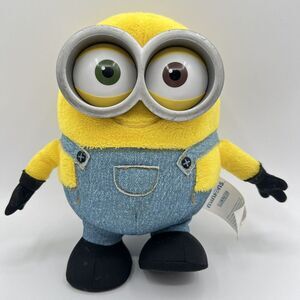 Thinkway Toys Illumination Despicable Me Bob Minion 9” Plush Stuffed Animal Toy